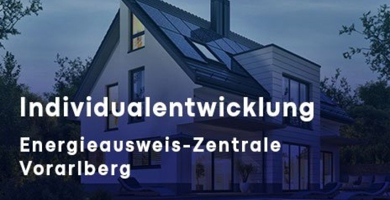 Newseintrag Energieausweis Zentrale Vorarlberg Individualentwicklung OMNINET Austria GmbH